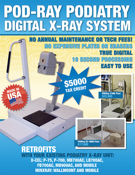 PODRay DIGITAL PODIATRY XRay SYSTEM Podiatry Superstore