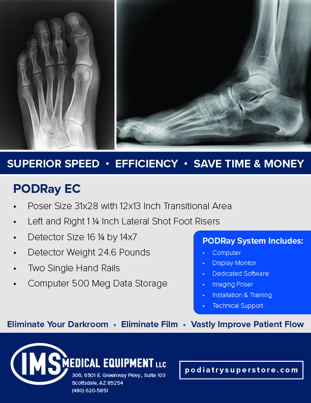 PODRay DIGITAL PODIATRY XRay SYSTEM Podiatry Superstore
