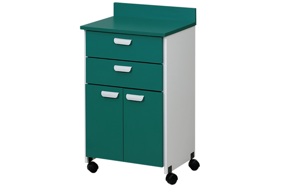 Mobile Treatment Cabinet With 2 Doors